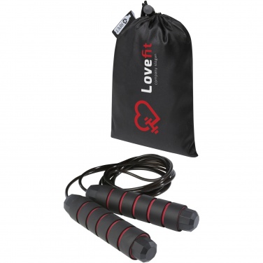 Logotrade promotional item picture of: Austin soft skipping rope in recycled PET pouch