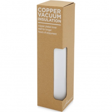 Logo trade promotional items image of: Marka 600 ml copper vacuum insulated bottle with metal loop