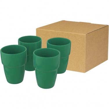 Logo trade promotional products picture of: Staki 4-piece 280 ml stackable mug gift set