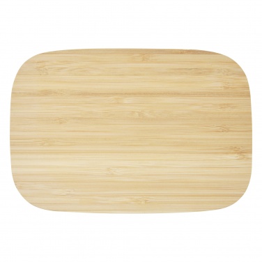 Logo trade business gift photo of: Tite stainless steel lunch box with bamboo lid