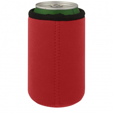 Logo trade corporate gift photo of: Vrie recycled neoprene can sleeve holder