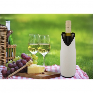 Logo trade advertising products image of: Noun recycled neoprene wine sleeve holder