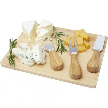 Logotrade promotional merchandise image of: Ement bamboo cheese board and tools