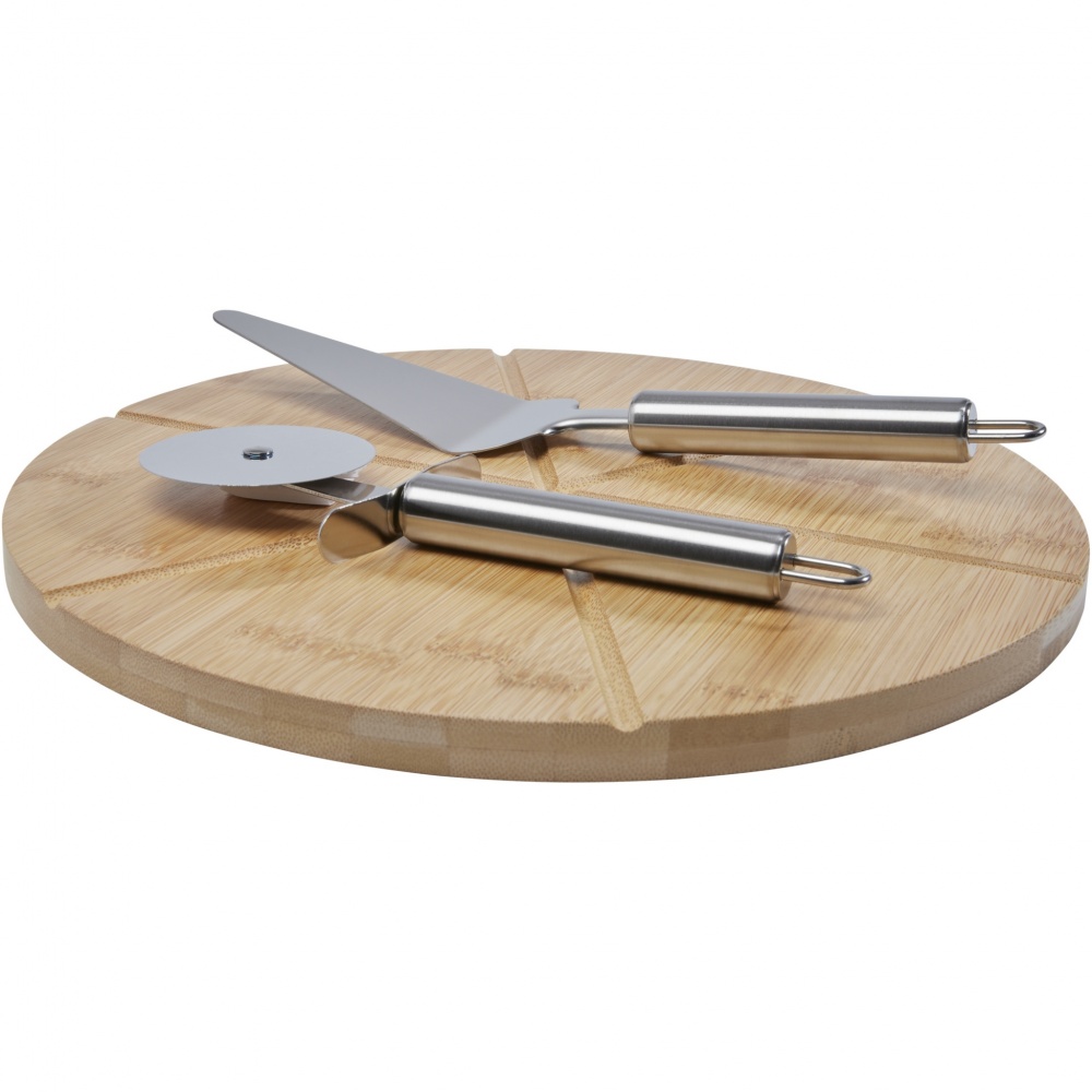 Logotrade corporate gifts photo of: Mangiary bamboo pizza peel and tools