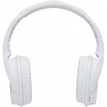 Logo trade advertising products picture of: Athos bamboo Bluetooth® headphones with microphone