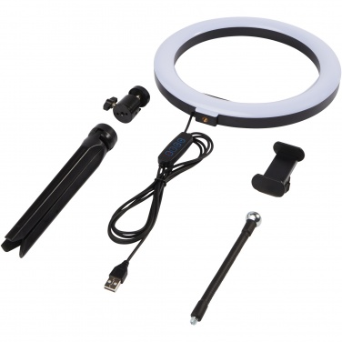 Logotrade corporate gifts photo of: Studio ring light for selfies and vlogging with phone holder and tripod
