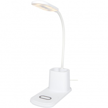 Logo trade promotional items picture of: Bright desk lamp and organizer with wireless charger