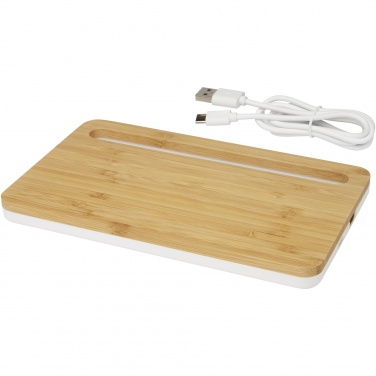 Logotrade promotional merchandise image of: Medake 10W bamboo wireless charger