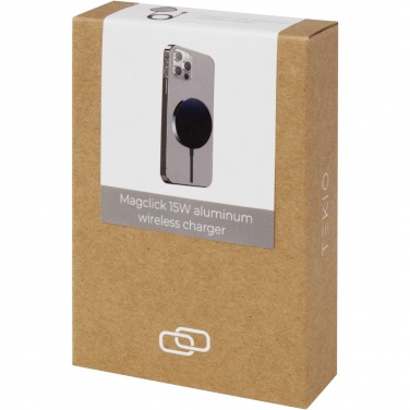 Logo trade business gift photo of: Magclick 15W aluminium wireless charger