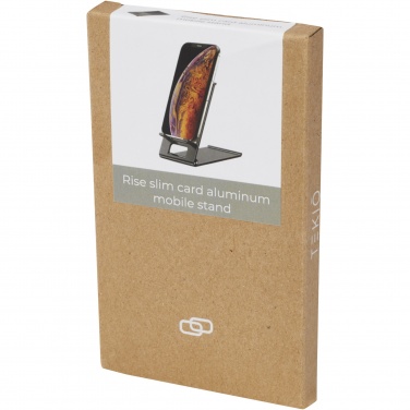 Logo trade corporate gifts image of: Rise slim aluminium phone stand
