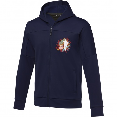 Logo trade promotional gifts image of: Nubia men's performance full zip knit jacket