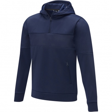 Logo trade promotional items image of: Sayan men's half zip anorak hooded sweater