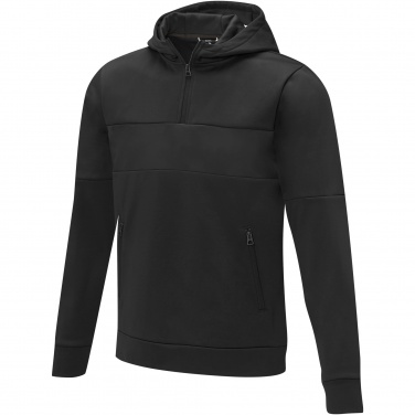 Logo trade promotional items image of: Sayan men's half zip anorak hooded sweater