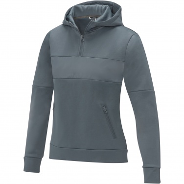 Logotrade advertising product image of: Sayan women's half zip anorak hooded sweater