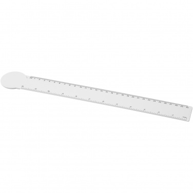Logotrade promotional gift picture of: Tait 30cm circle-shaped recycled plastic ruler