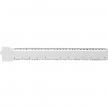 Logotrade business gifts photo of: Tait 30cm house-shaped recycled plastic ruler
