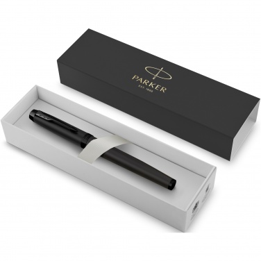 Logo trade corporate gifts image of: Parker IM achromatic rollerball pen