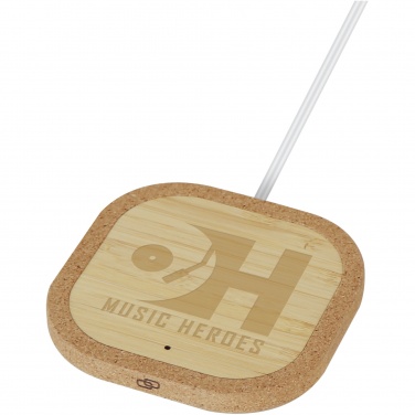 Logotrade advertising product image of: Cerris 15W cork wireless charging pad