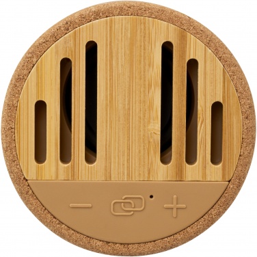 Logo trade advertising product photo of: Cerris 5W cork Bluetooth® speaker