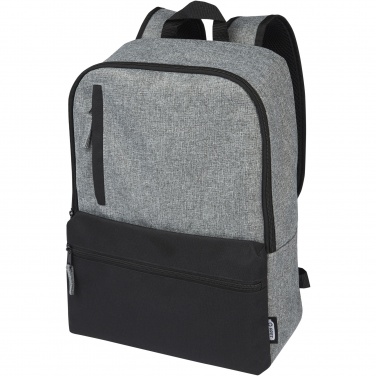 Logotrade promotional merchandise picture of: Reclaim 15" GRS recycled two-tone laptop backpack 14L