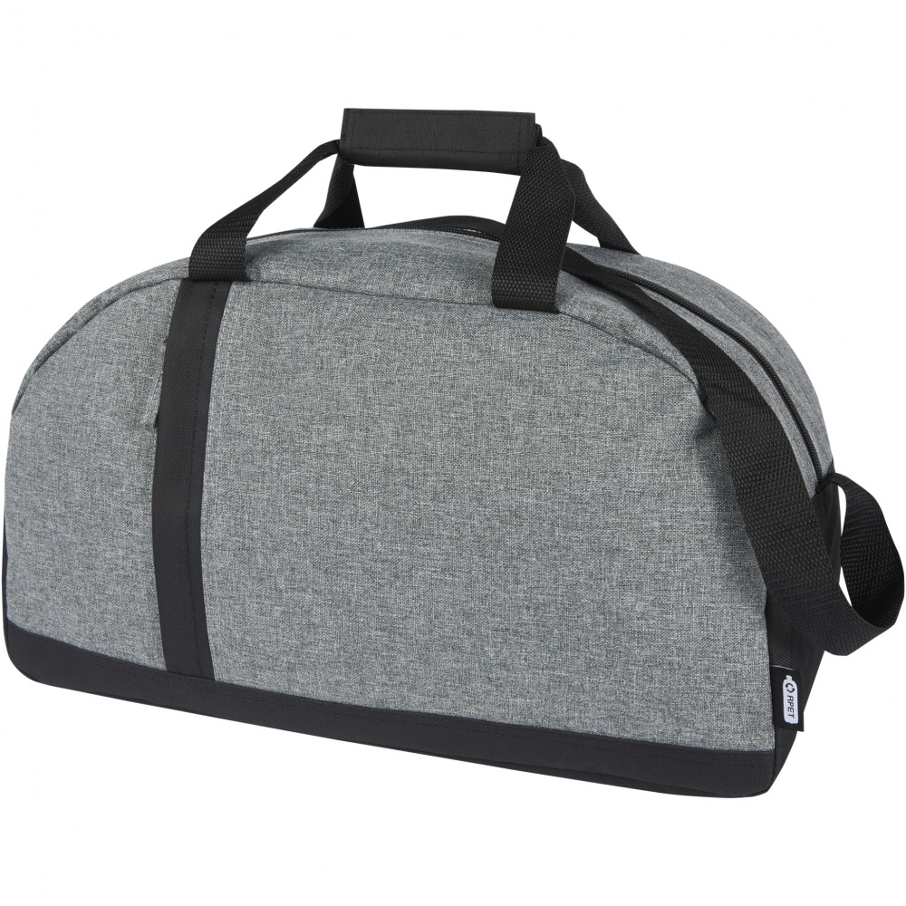 Logo trade promotional gift photo of: Reclaim GRS recycled two-tone sport duffel bag 21L
