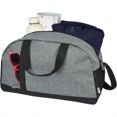 Logo trade advertising products image of: Reclaim GRS recycled two-tone sport duffel bag 21L