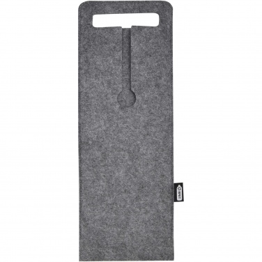 Logo trade business gift photo of: Felta 75 cl GRS recycled felt wine bag
