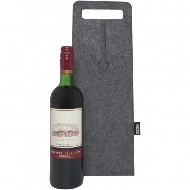 Logotrade promotional giveaway picture of: Felta 75 cl GRS recycled felt wine bag