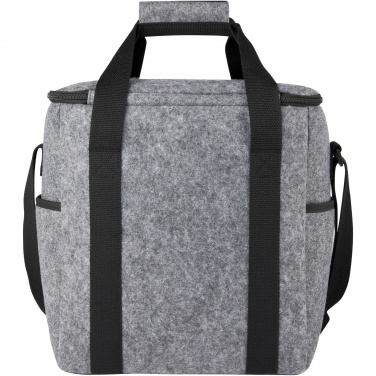 Logo trade advertising products image of: Felta GRS recycled felt bottle cooler bag 21L