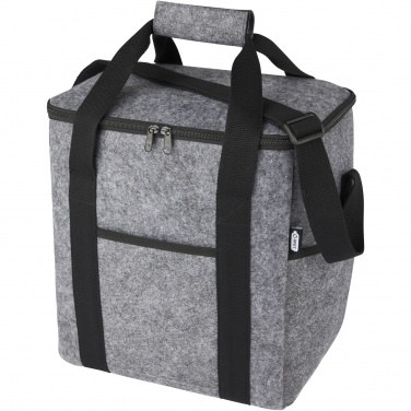Logo trade promotional giveaway photo of: Felta GRS recycled felt bottle cooler bag 21L