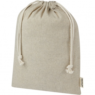 Logotrade advertising products photo of: Pheebs 150 g/m² GRS recycled cotton gift bag large 4L