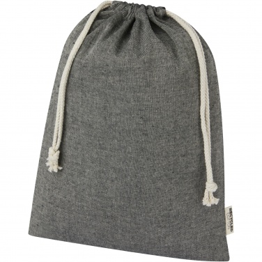 Logotrade promotional item picture of: Pheebs 150 g/m² GRS recycled cotton gift bag large 4L