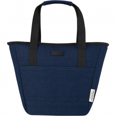 Logo trade business gifts image of: Joey 9-can GRS recycled canvas lunch cooler bag 6L