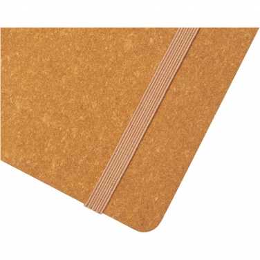 Logo trade promotional products picture of: Kilau recycled leather notebook 