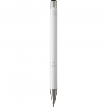 Logo trade corporate gifts image of: Moneta recycled aluminium ballpoint pen