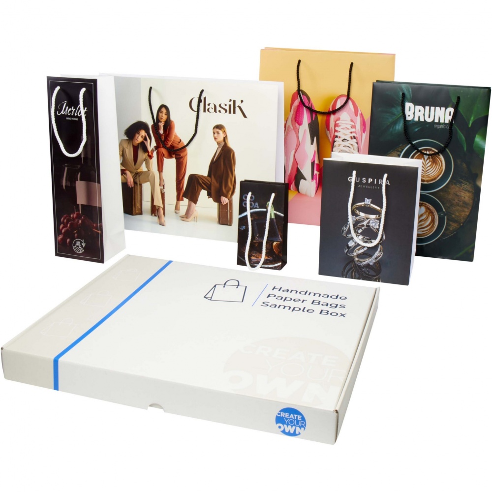 Logotrade promotional gift picture of: Handmade integra paper bags sample box