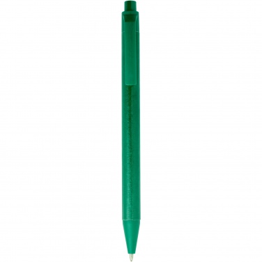 Logo trade business gift photo of: Chartik monochromatic recycled paper ballpoint pen with matte finish