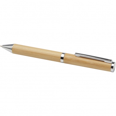 Logotrade business gift image of: Apolys bamboo ballpoint and rollerball pen gift set 