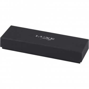 Logo trade promotional merchandise picture of: Lucetto recycled aluminium ballpoint and rollerball pen gift set