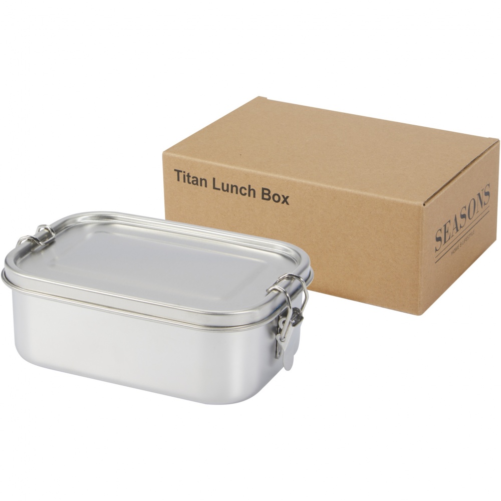 Logotrade corporate gift image of: Titan recycled stainless steel lunch box