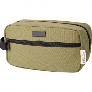 Logo trade advertising products image of: Joey GRS recycled canvas travel accessory pouch bag 3.5L