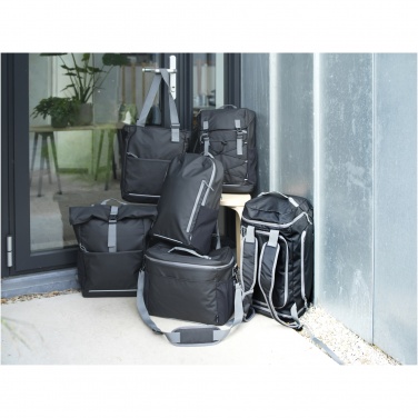 Logotrade promotional gift picture of: Aqua 15" GRS recycled water resistant laptop backpack 21L