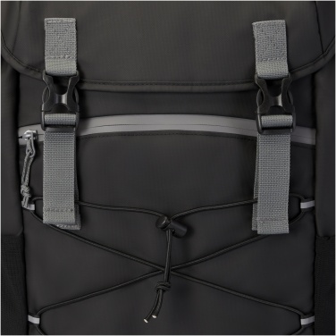 Logo trade business gifts image of: Aqua 15.6" GRS recycled water resistant laptop backpack 23L