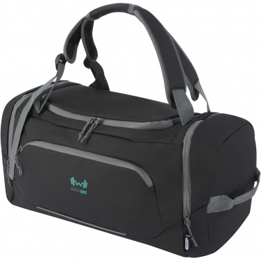 Logo trade advertising product photo of: Aqua GRS recycled water resistant duffel backpack 35L