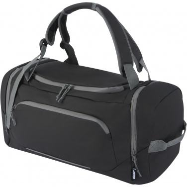Logotrade promotional item image of: Aqua GRS recycled water resistant duffel backpack 35L