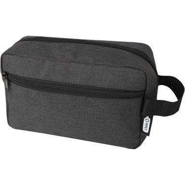 Logo trade corporate gifts image of: Ross GRS RPET toiletry bag 1.5L