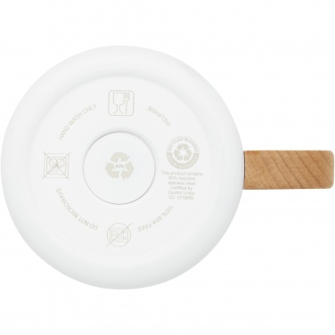 Logo trade promotional gifts image of: Bjorn 360 ml RCS certified recycled stainless steel mug with copper vacuum insulation