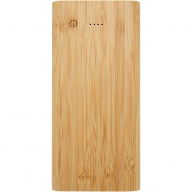 Logo trade promotional gifts picture of: Tulda 10.000 mAh bamboo power bank