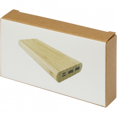 Logotrade promotional items photo of: Tulda 10.000 mAh bamboo power bank
