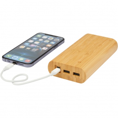 Logotrade promotional giveaways photo of: Tulda 20.000 mAh bamboo power bank
